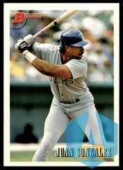 1993 Bowman #305 Juan Gonzalez Texas Rangers
